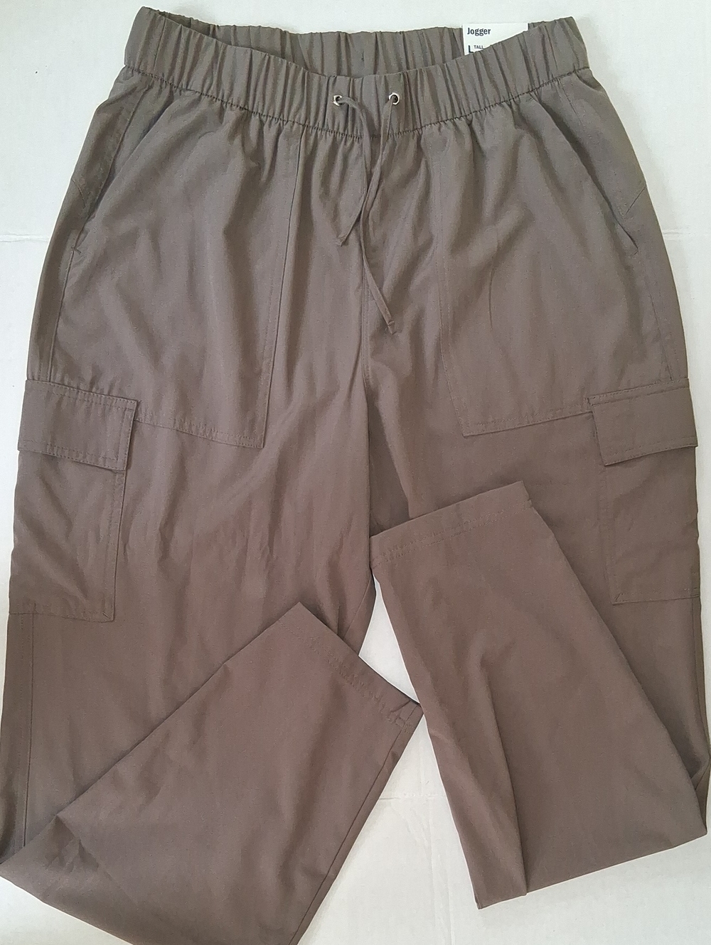 Old NAVY Jogger Pants. Womans Tall. TAN.